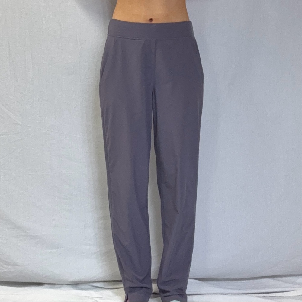 Women's Relaxed High-Waist Pants - Gray
